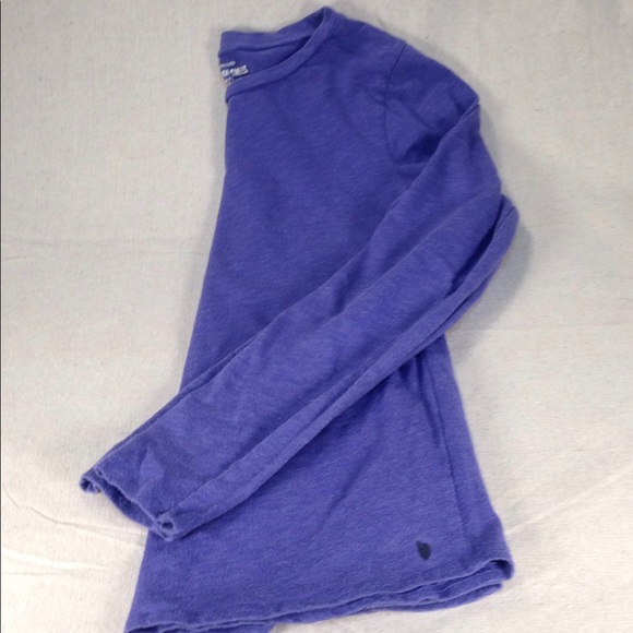 Crewcuts Long Sleeved Tee Heather Grape 14 - Picture 3 of 4